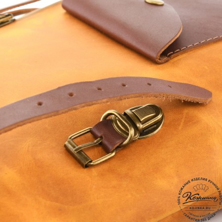 Кожаный рюкзак "Vogue" (рыжий крейзи)